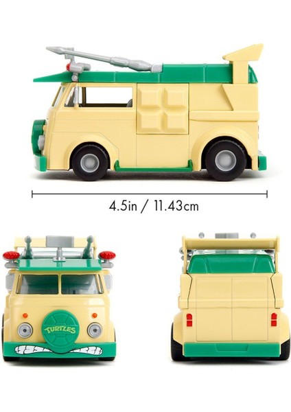 253282000 Jada Turtles Party Wagon 1:32