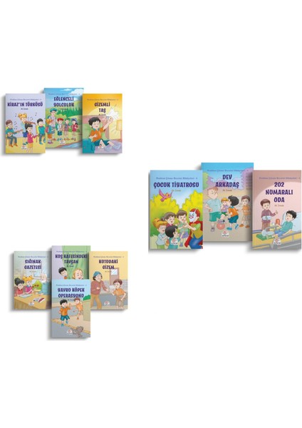 Problem Çözme Becerisi Hikayeleri 4 (10 Kitap) (3.sınıf Okuma Hikaye Öykü Kitapları Seti)