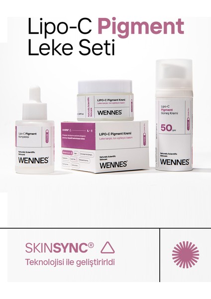 | Lipo-C Pigment Seti: Lekelere Karşı Güçlü Koruma LUNA22 | Pigment Kompleksi, Pigment Kremi, Pigment Güneş Kremi