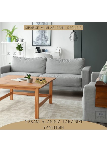 Şamdan Dekoratif Mumluk Şamdan Tealight Mum Uyumlu Erimiş Mum Küçük Model