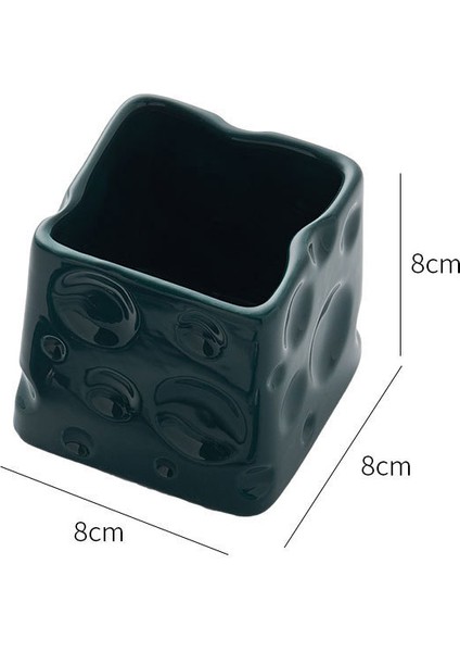 Krem Stili Duygu Meyve Çatalı Seti Çok Amaçlı Seramik Peynir Saklama Kavanozu Dekorasyonu Goodies (Yurt Dışından)