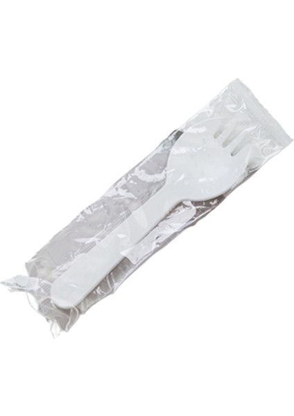 Tek Kullanımlık Çatal Kaşık Çatal Kalınlaştırılmış Plastik Cupcake Tatlı Dondurma Kaşığı Meyve Salatası Çatalı Bağımsız Ambalaj (Yurt Dışından)