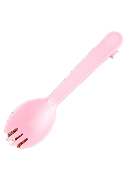 Plastik Tek Tek Sarılmış Kalınlaştırılmış Tek Kullanımlık Kaşık Çatal Çatal Kaşık (Yurt Dışından)