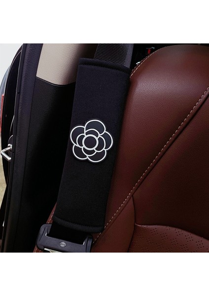 Sevimli Araba Emniyet Kemeri Omuz Kollu Karikatür Araba Iç Dekorasyon Emniyet Kemeri Kollu Ekstra Uzun Stil Çifti (Yurt Dışından)