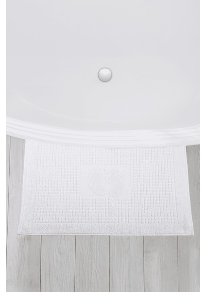 Banyo Kareli Ayak Desenli Pamuk Ayak Havlusu 50 x 70 cm modelleri
