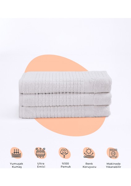 Banyo Kareli Ayak Desenli Pamuk Ayak Havlusu 50 x 70 cm fırsatları