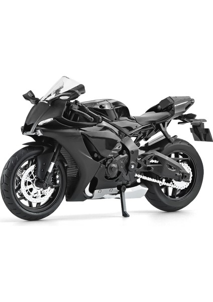1:12 Alaşımlı Motosiklet Modeli Ses ve Işık Şok Emme Scooter Modeli Koleksiyonluk Süs (Yurt Dışından)