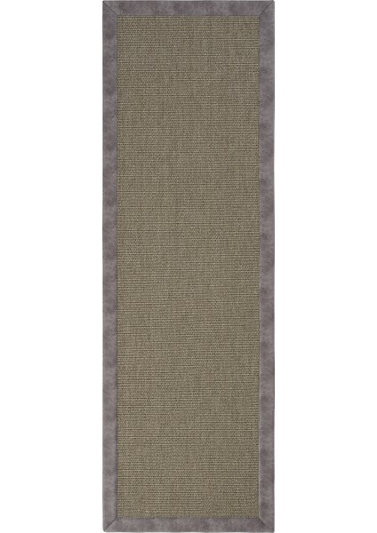 Montana M40 Gri Yolluk Uzun Antre Hol Koridor Halısı Yatak Odası Halısı Hasır Doku Sisal Halı Yolluk