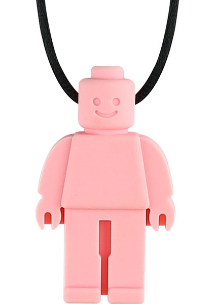 Robot Yapı Taşları Diş Kaşıyıcı Bebek Isırıkları Çocuk Çiğneme Kolye Bebek Diş Kaşıyıcı Yumuşak Silikon Gıda Sınıfı (Yurt Dışından)