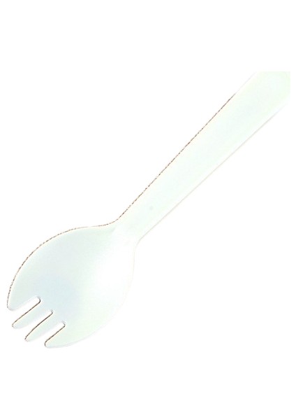 Plastik Tek Tek Sarılmış Kalınlaştırılmış Tek Kullanımlık Kaşık Çatal Çatal Kaşık (Yurt Dışından)