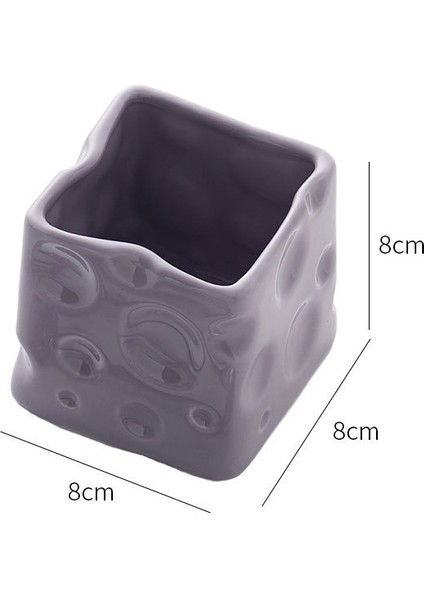 Krem Stili Duygu Meyve Çatalı Seti Çok Amaçlı Seramik Peynir Saklama Kavanozu Dekorasyonu Goodies (Yurt Dışından)