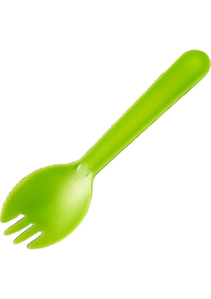 Plastik Tek Tek Sarılmış Kalınlaştırılmış Tek Kullanımlık Kaşık Çatal Çatal Kaşık (Yurt Dışından)