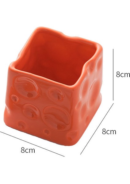 Krem Stili Duygu Meyve Çatalı Seti Çok Amaçlı Seramik Peynir Saklama Kavanozu Dekorasyonu Goodies (Yurt Dışından)