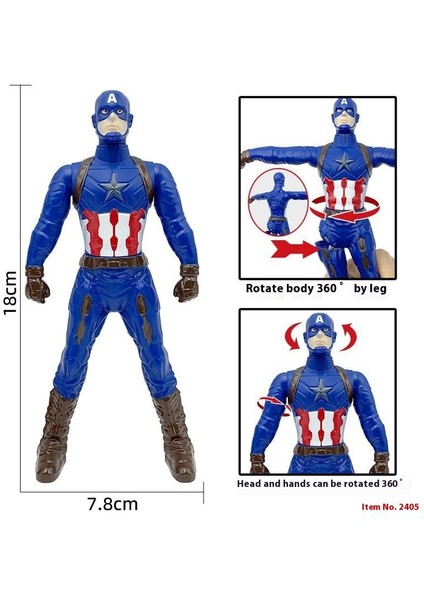 Ultraman Oyuncak Bebekleri Işık Yayan Fan Gyro Model Figürlerine Basın ve Döndürün (Yurt Dışından)