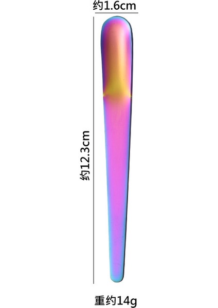 Paslanmaz Çelik Meyve Çatalı Yaratıcı Sofra Takımı Tatlı Kaşığı Çok Fonksiyonlu Çift Amaçlı Kazıma Kaşığı Kek Kahve Kaşığı (Yurt Dışından)