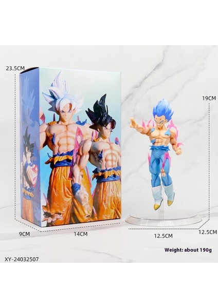 Yedi Dragon Ball Goku El Modeli Süper Saiyan Gogeta Vegette Savaş Hasarı Çizgi Film Anime Bebek Çevre (Yurt Dışından)