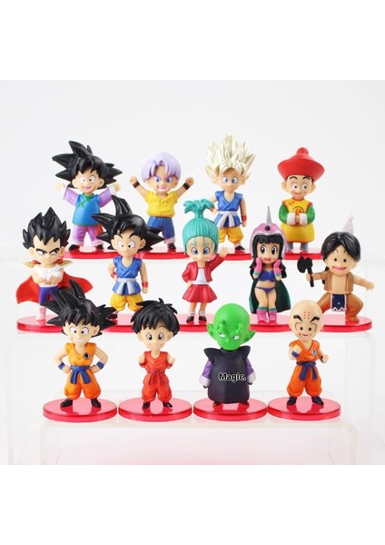 Yedi Dragon Ball Goku El Modeli Süper Saiyan Gogeta Vegette Battle Damage Comic Anime Bebekleri Çevreleyen (Yurt Dışından)