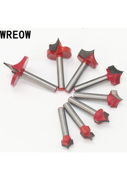 15MM 6mm Shank V Oluk Freze Kesici Takım 6 Kolu Çift Kenarlı Kesme Tasarım Gravür Sonu Doğrama Yuvarlak Şaft Ucu Ağız Değirmeni (Yurt Dışından) fiyatları