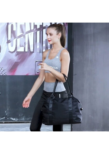 Forestfish Duffle Tote Bag Kadınlar Için Hafta Sonu Çantaları Seyahat Arabası Kılıfı, Gri (Yurt Dışından) fırsatları
