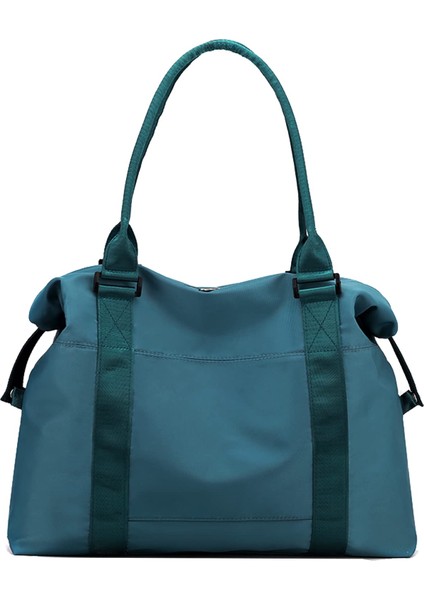 Forestfish Duffle Tote Bag Kadınlar Için Hafta Sonu Çantaları Seyahat Arabası Kılıfı, Gri (Yurt Dışından)