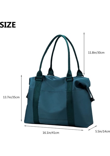 Forestfish Duffle Tote Bag Kadınlar Için Hafta Sonu Çantaları Seyahat Arabası Kılıfı, Gri (Yurt Dışından) fiyatları