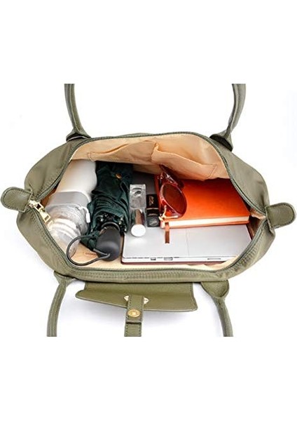 18.8 Inç Kadın Çantası Su Geçirmez Satchel Çanta, Kadınlar Için Tote Çanta (Beyaz) (Yurt Dışından) fiyatları