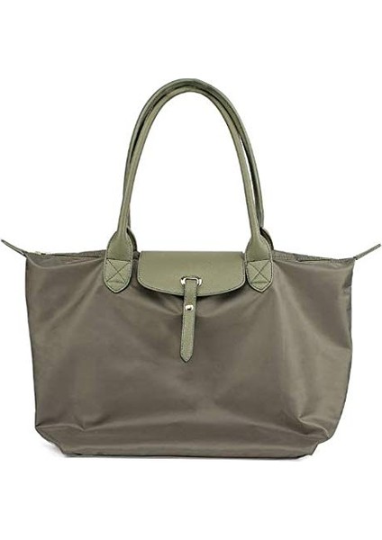 18.8 Inç Kadın Çantası Su Geçirmez Satchel Çanta, Kadınlar Için Tote Çanta (Beyaz) (Yurt Dışından)