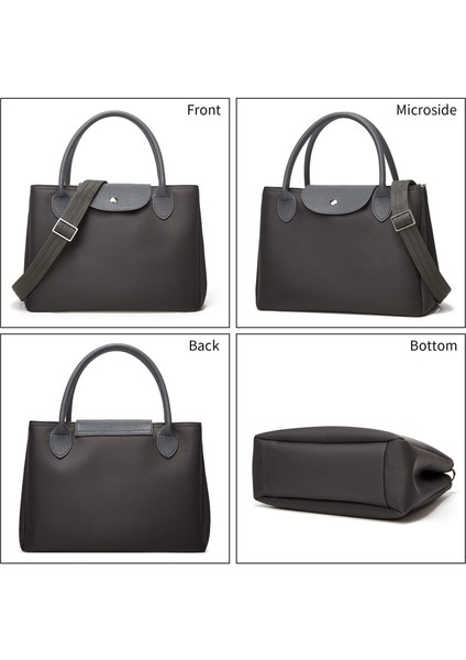 Kadınlar Için Naylon Tote Çanta Su Geçirmez Omuz Çantası Üst Saplı Iş Çantası Bayan Çapraz Çanta Seyahat Çantası (Kahverengi) (Yurt Dışından) fırsatları