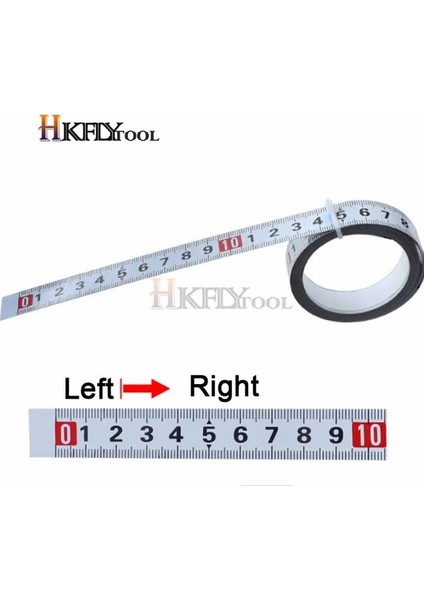 Soldan Sağa 1 M Metrik Çelik Gönye Parça Mezura 0.5 ''kendinden Yapışkanlı Ölçekli Cetvel Bant 1-5 M Yönlendirici Masa Testere T-Track Ağaç Işleme Aletleri (Yurt Dışından)