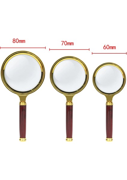 60MM 10X Katlanabilir El Büyüteç Mini Cep Mikroskop Okuma Büyüteç Lens Takı Büyüteç 80MM 70MM 60MM (Yurt Dışından) fırsatları