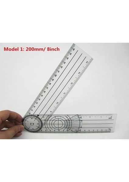 Type1 6 Farklı Gonyometre Tıbbi Cetvel Plastik Iletki Farklı Fonksiyon Için Açı Cetveli Seçebilirsiniz, 1 Model/lot Tıbbi Alet (Yurt Dışından)