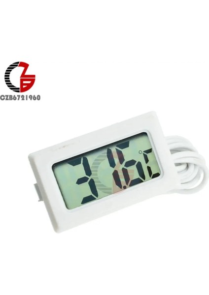 Fy-10 Beyaz Tpm-10 LCD Dijital Termometre Higrometre Sıcaklık Nem Sensörü Ölçer Araba Kuluçka Akvaryum Hava Istasyonu Test Cihazı 2 M (Yurt Dışından) modelleri