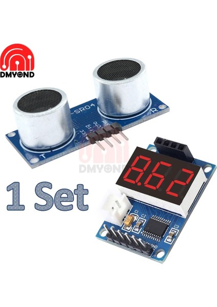 1 Takım HC-SR04P Ultrasonik Sensör HC-SR04 Ölçüm Mesafe Sensörü LED Ekran Modülü Arduin Robot Dalga Dedektörü Rangin Modülü (Yurt Dışından) fiyatları