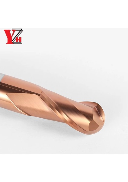 R0.5X4X2X50L-2T Bilyalı Uçlu Freze HRC55 2 Flüt Tungsten Karbür Kesici Cnc Bit R0.5 R0.75 R1 R1.25 R1.5 R1.75 R2 R3 R4 R5 R6 R7 R8 R9 R10 (Yurt Dışından)
