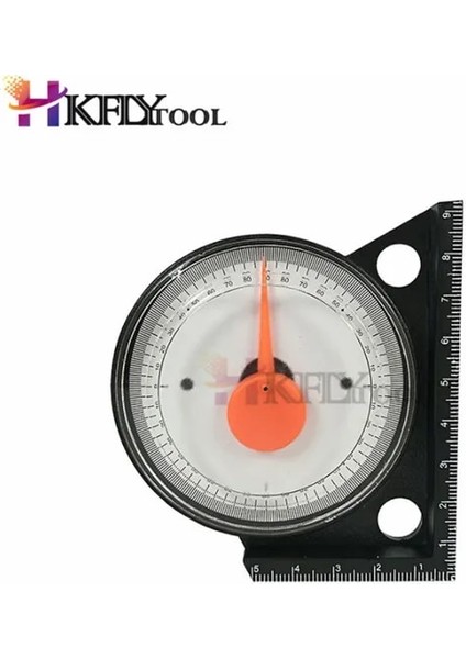 Beyaz Mini Yatay Inklinometre Iletki Eğim Seviyesi Ölçer Açı Bulucu Manyetik Tabanlı Klinometre Eğim Açısı Ölçer (Yurt Dışından)