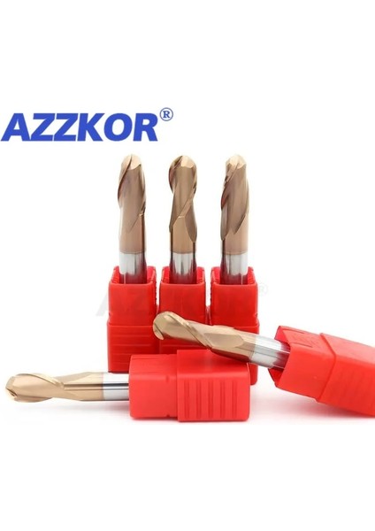 R1.5X3DX50L 1 Adet Freze Kesici Alaşım Kaplama Tungsten Çelik Alet Cnc Işleme HRC55 Bilyalı Uçlu Frezeler Azzkor Üst Freze Makinesi Freze (Yurt Dışından)