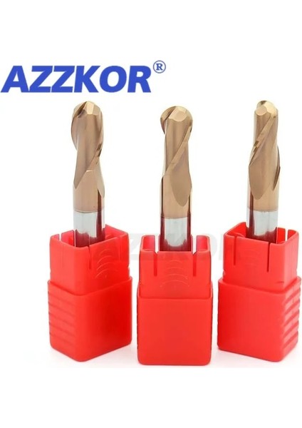 R1.5X3DX50L 1 Adet Freze Kesici Alaşım Kaplama Tungsten Çelik Alet Cnc Işleme HRC55 Bilyalı Uçlu Frezeler Azzkor Üst Freze Makinesi Freze (Yurt Dışından)