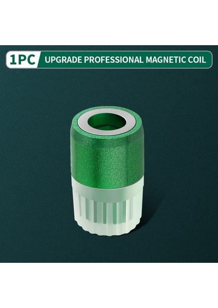 6mm Yeşil Anti-Patinaj Tornavida Ucu Manyetik Halka 1/4 "evrensel Tornavida Kafası Metal Matkap Ucu Mıknatıs Güçlü Halka (Yurt Dışından)