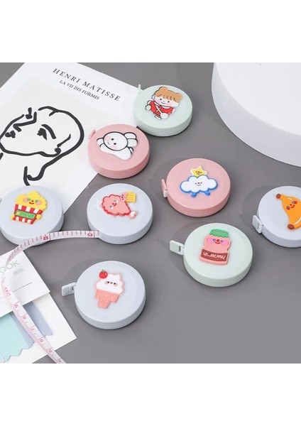 G 1 Adet Taşınabilir Sevimli Karikatür Geri Çekilebilir Mezura Cetvel Dikiş Aracı (Yurt Dışından) fiyatları