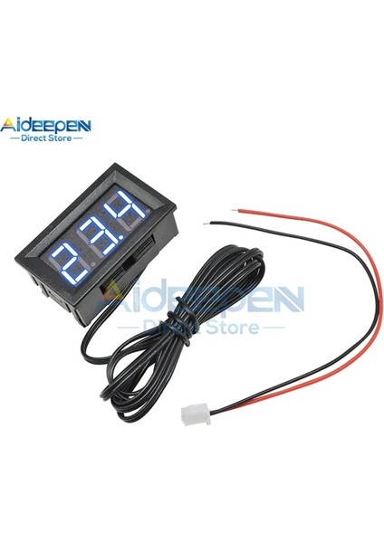 12V Mavi -50 ~ 110C LED Sıcaklık Ölçer Dedektörü Sensör Probu 12V Dijital Termometre Monitör Test Cihazı Akvaryum Endüstriyel Ekipmanları (Yurt Dışından)