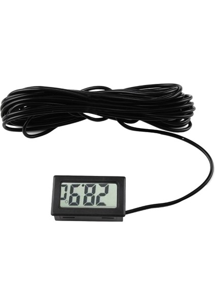 Fy-10 Siyah 3m C Tpm-10 Fy-10 2m 3m 5m LED Dijital Termometre Sıcaklık Sensörü Ölçer Dedektörü Test Cihazı 5V 12V Araba Kapalı Bebek Banyo Inkübatörü (Yurt Dışından)
