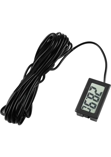Fy-10 Siyah 3m C Tpm-10 Fy-10 2m 3m 5m LED Dijital Termometre Sıcaklık Sensörü Ölçer Dedektörü Test Cihazı 5V 12V Araba Kapalı Bebek Banyo Inkübatörü (Yurt Dışından)