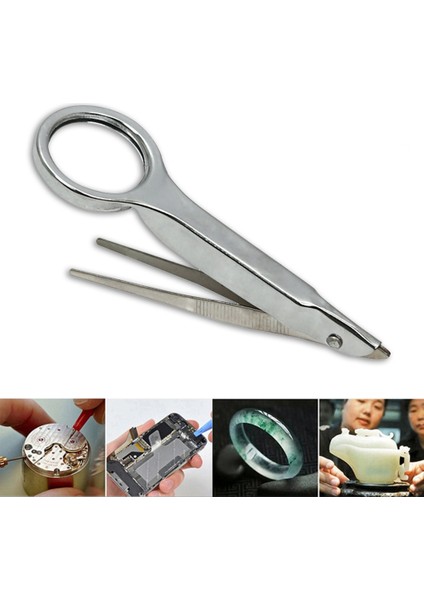 Taşınabilir Büyüteç Cımbız El Büyüteç Hassas Cımbız Büyüteç Onarım Aracı ile (Yurt Dışından) fiyatları