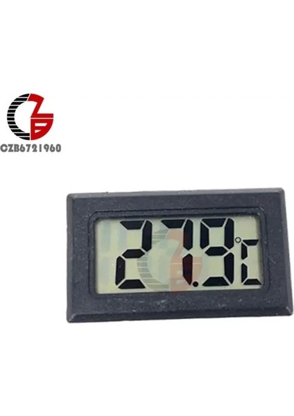 Gömülü Siyah C Tpm-10 Fy-10 2m 3m 5m LED Dijital Termometre Sıcaklık Sensörü Ölçer Dedektörü Test Cihazı 5V 12V Araba Kapalı Bebek Banyo Inkübatörü (Yurt Dışından)