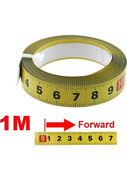 1 M Ileri Metrik Çelik Gönye Parça Mezura 0.5 ''kendinden Yapışkanlı Ölçekli Cetvel Bant 1-5 M Yönlendirici Masa Testere T-Track Ağaç Işleme Aletleri (Yurt Dışından)