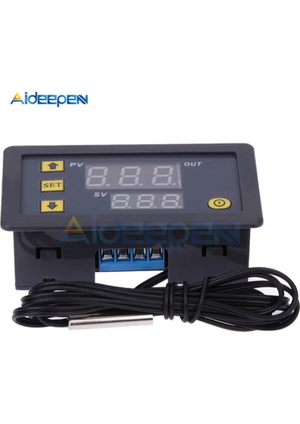 W3230 Ac 110V-220V W3230 Ac 110V-220V DC12V 24V Dijital Termostat Sıcaklık Kontrol Cihazı Regülatörü Isıtma Soğutma Kontrol Cihazları LED Ekran (Yurt Dışından)