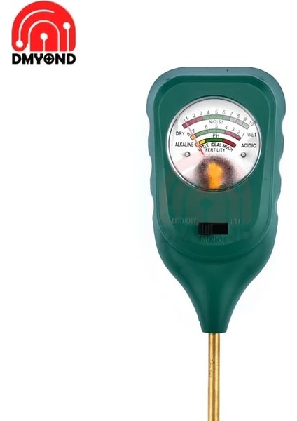 3 In 1 Bitki Toprak Nemi Ph Ölçer Higrometre Probu Sulama Test Cihazı Deney Toprak Nemi Analizörü Dedektörü Ölçme Aracı (Yurt Dışından)