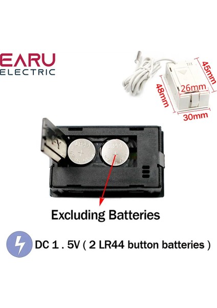 Tel Siyah Mini Dijital LCD Oto Araba Pet Kapalı Uygun Sıcaklık Sensörü Nem Ölçer Termometre Higrometre Ölçer Termostat (Yurt Dışından) modelleri