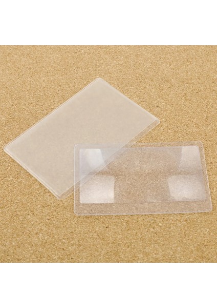 50 Adet 10-50 Adet 3x Büyüteç Kart Büyüteç Büyüteç Lens Cep Kredi Kartı Boyutu Şeffaf Büyüteç 8.*5.5*0.04CM (Yurt Dışından)