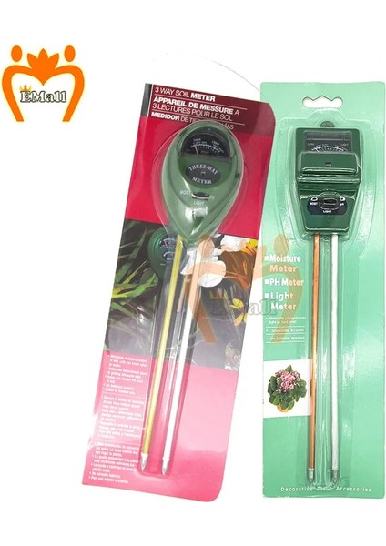 Sarı Toprak Alkalinite ve Asitlik Test Cihazı Çok Amaçlı Bahçe Aleti Kapalı Açık Bitki Çiçek Toprak Higrometre Ph Testi Nem Sensörü (Yurt Dışından)